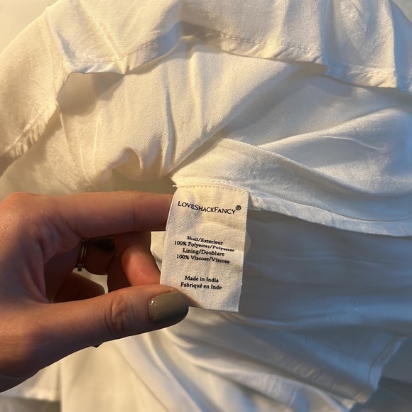 NWT Loveshackfancy Blue Macron Floral tulle maxi Gown - Picture 16 of 16